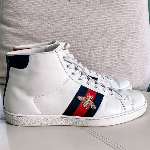 Gucci Men Bee Ace Sneakers sz 13 - Picture 2 of 8